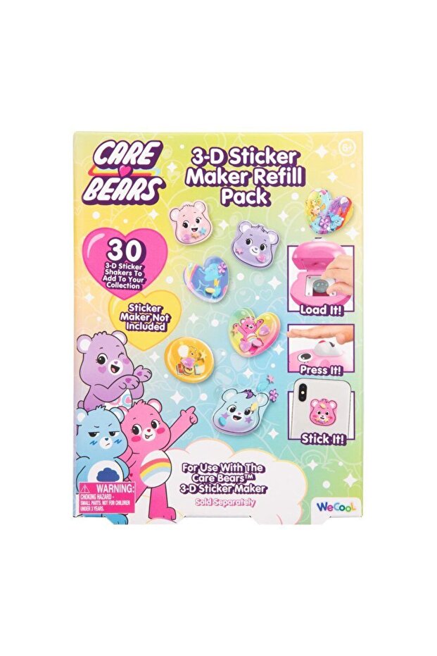 Care Bears 3D Sticker Maker Refill Pack