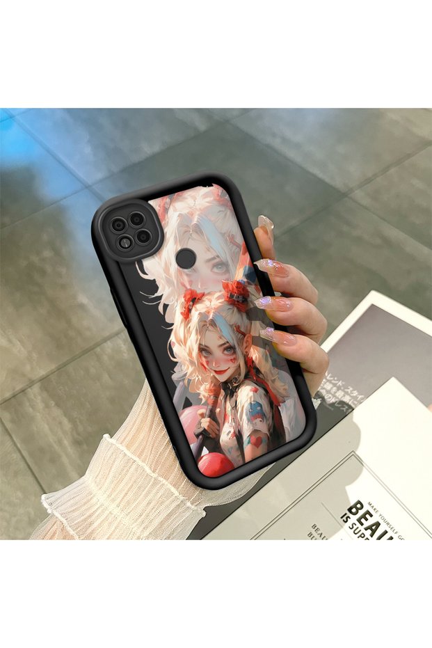 Poco C31 Compatible Black Silicone Case with Shockproof Camera Protection