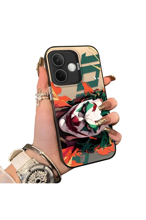 Oppo A5 Pro 4G/5G Compatible Hard Acrylic Back Silicone Edge Lens Protection Joker Case