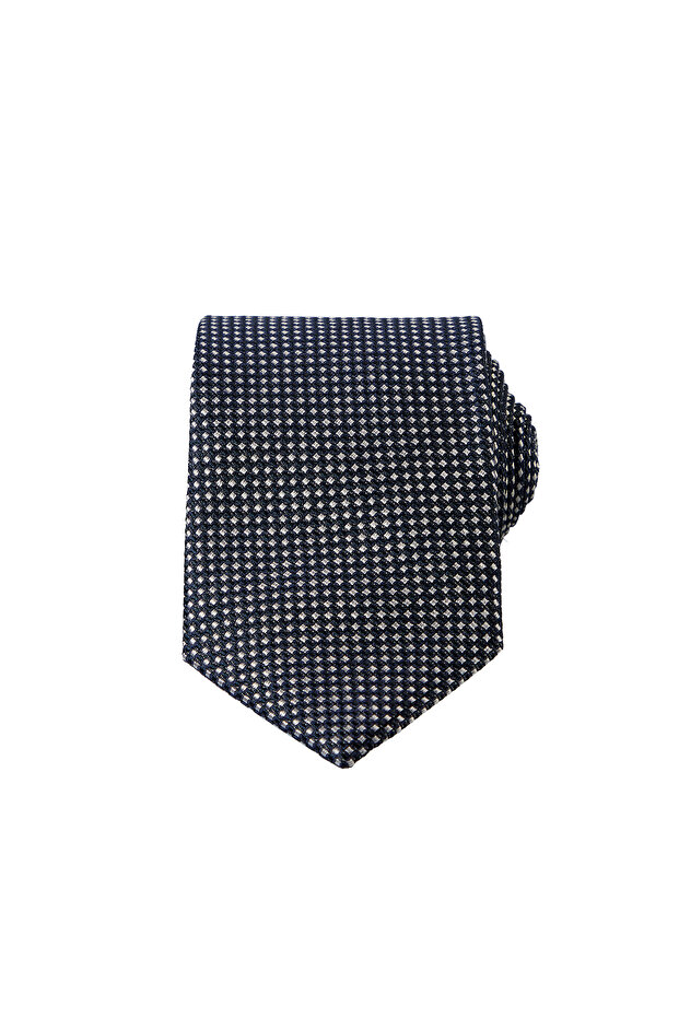 Italian Patterned 100% Silk Tie