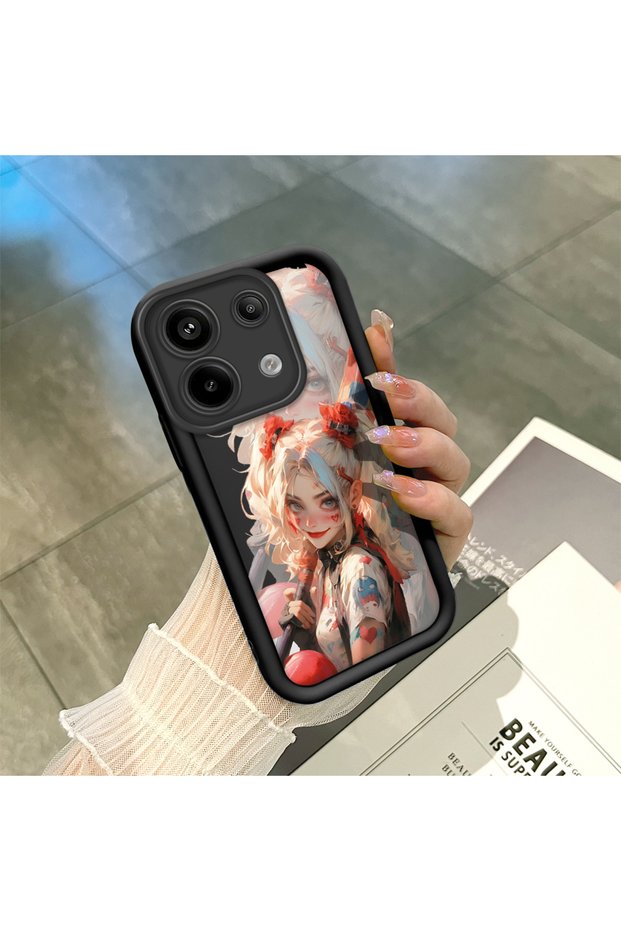 Poco X6 Compatible Black Silicone Case with Shockproof Camera Protection