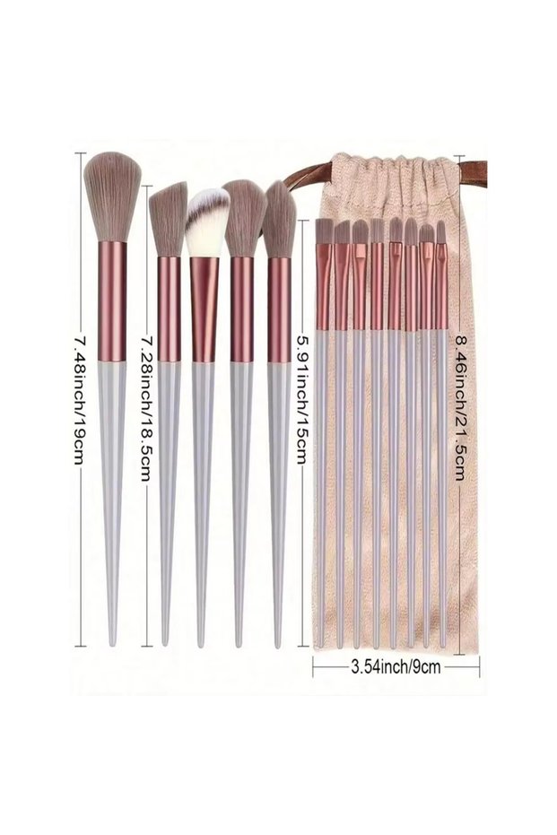 Professional makeup brush set, suitable for foundation
