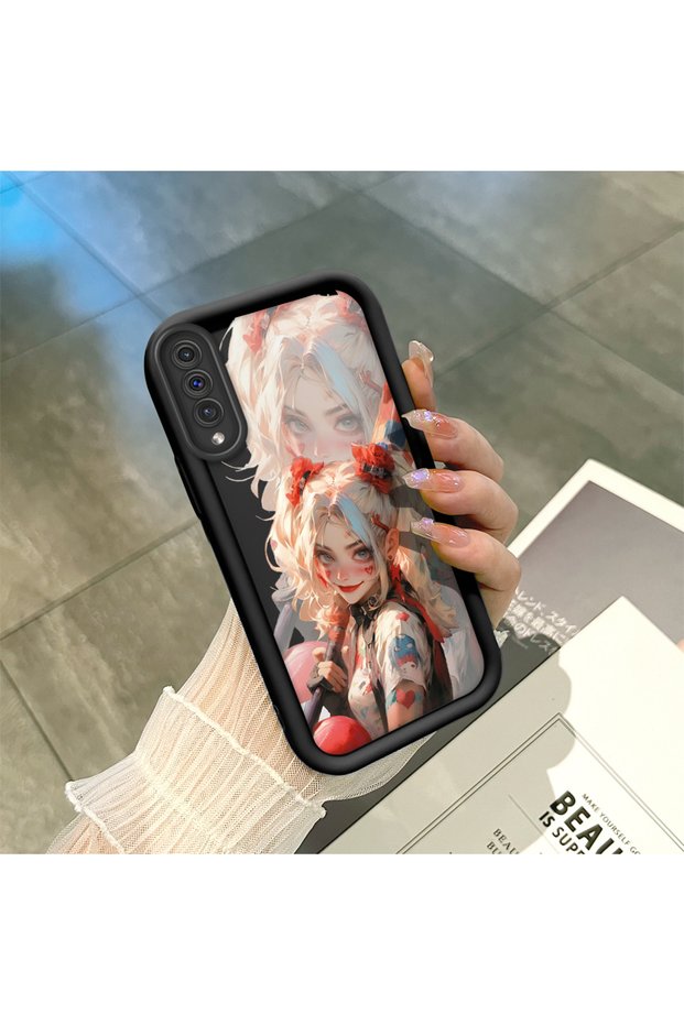 Samsung Galaxy A50/A50S/A30S Compatible Black Silicone Case Shockproof with Camera Protection