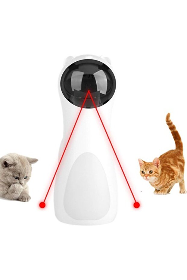 Laser pointer cat toy, timer, 3 modes.