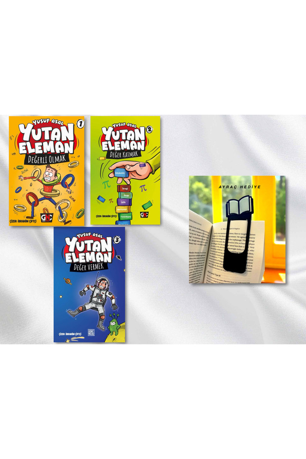 Yutan Eleman -1 / Yutan Eleman - 2 / Yutan Eleman - 3 / Book Figure Bookmark Gift
