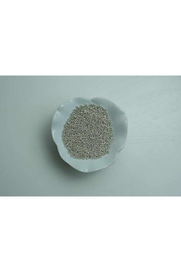 Sand Beads Silver Color 1.1 mm 220 Gr