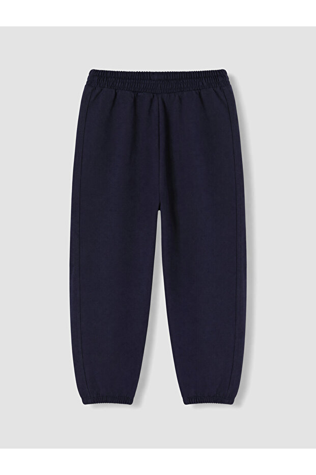 Lcw Navy Blue Elastic Waist Baby Boy Jogger Sweatpants