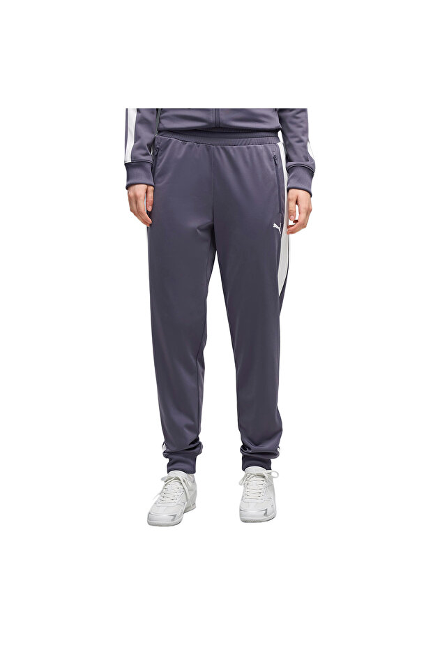 T7 Knitted Women's Purple Casual Style Sweatpants 69246735