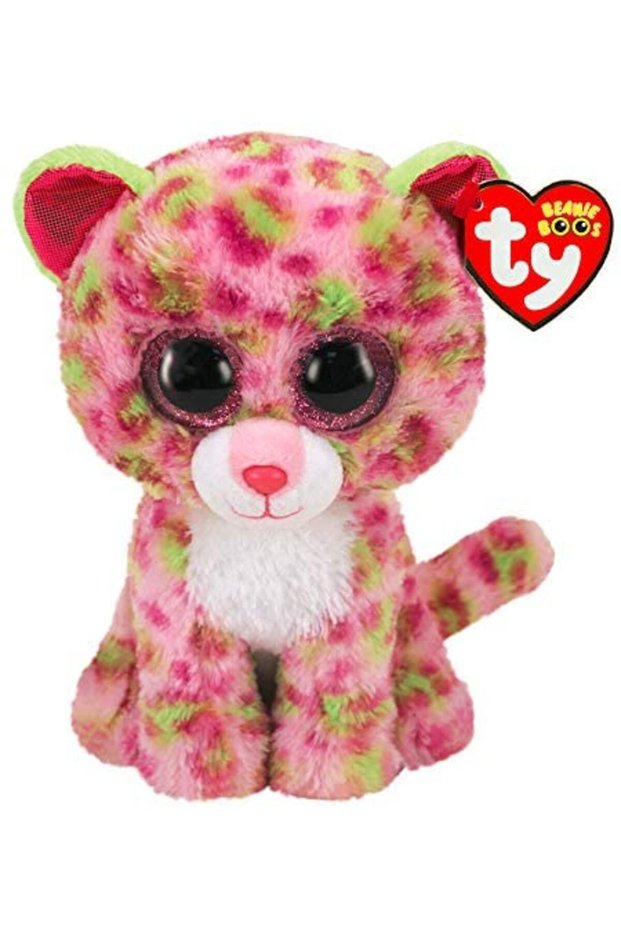 PLUS 15CM BOOS LEOPARD ROZ