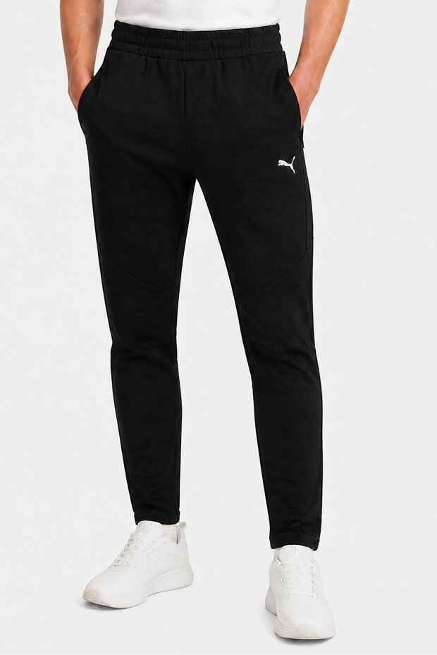 Men Sportswear Fit Outdoor Sweatpants, Black