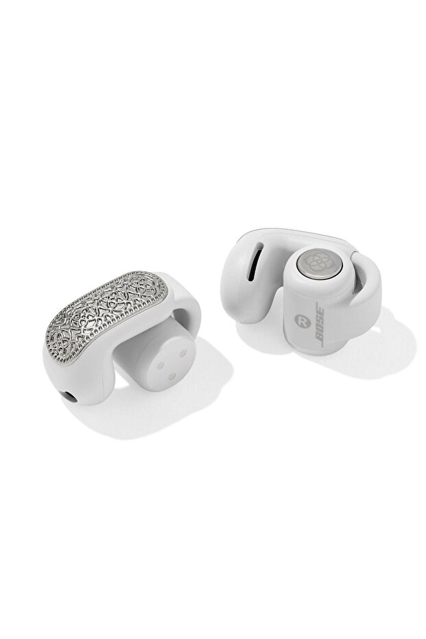 x Kendra Scott Ultra Open Earbuds - Rhodium Filigree