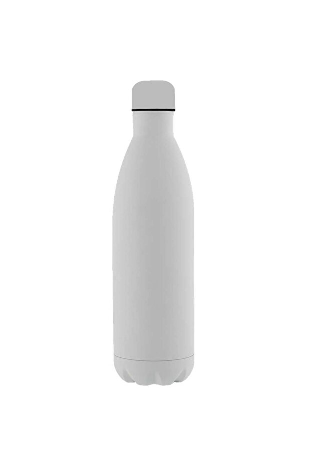 VALENCE – Soft Touch lnsulated Water Bottle – 1L – White