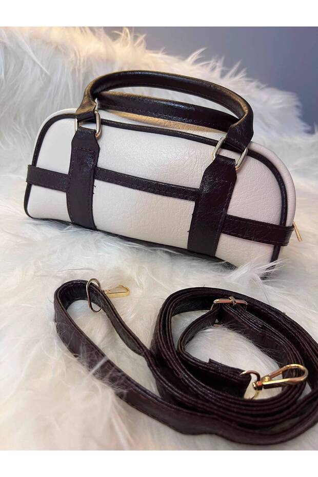 Women's Shoulder Bag Handbag Multi-Compartment Zippered Adjustable Strap Stylish Daily Bag