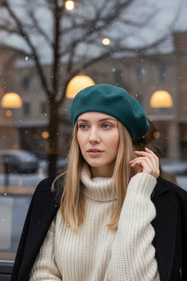 Women's Painter Angora Beret