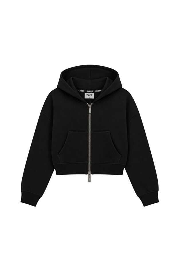 Basic Premium Oversize Cropped Zipper