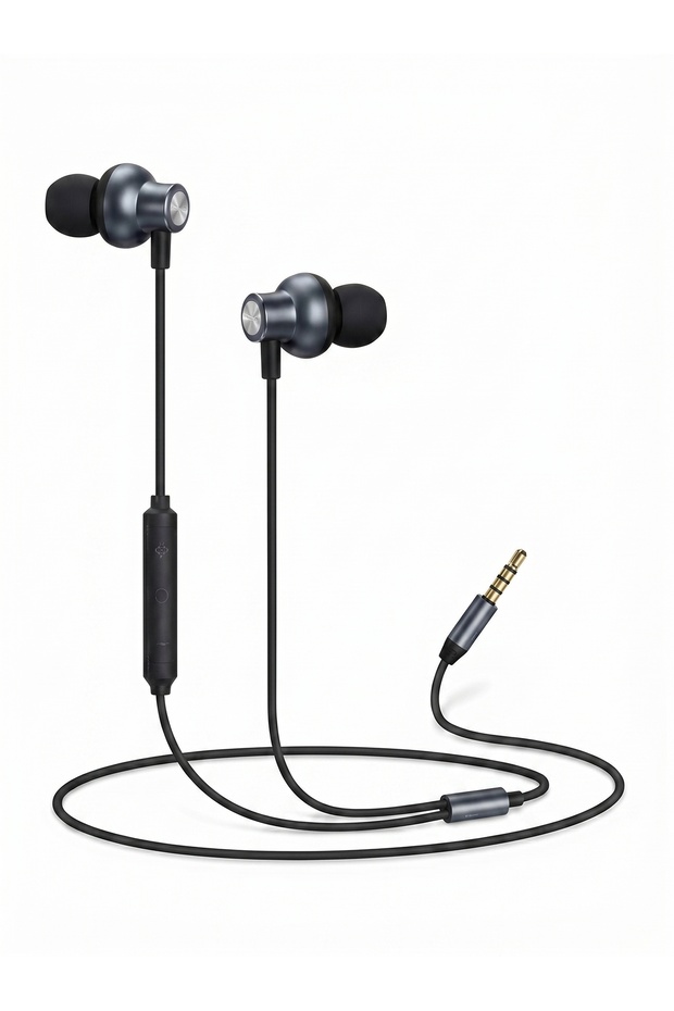 WELLTECH HFD65 3.5mm Wired Earphones with Microphone, Clear Voice Calling, Noise Isolation, In-Ear Stereo Headphones with AUX Jack for Android Phones, iPhone, Laptop, Tablet, Gaming, Music & Calls.