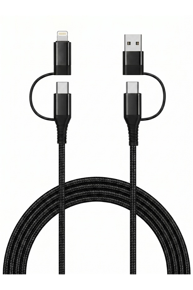 The WELLTECH W410 is listed by the manufacturer as a 4-in-1 Multi Charging Cable with a nylon-braided design and up to 65W PD fast charging.