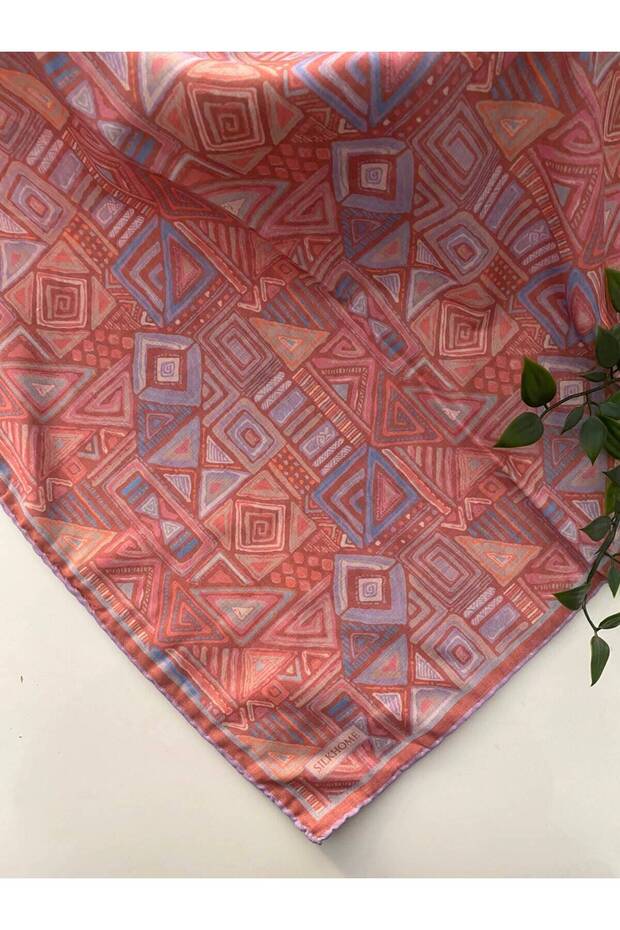 Hieroglyph Pattern Soft Cotton Scarf
