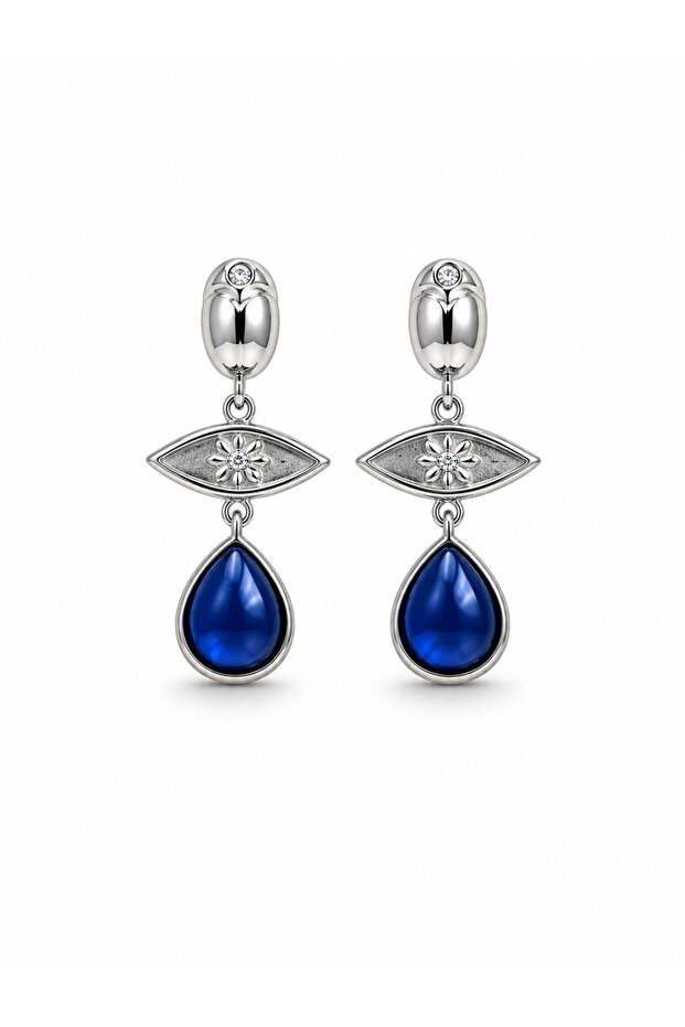 Steel Eye Earrings