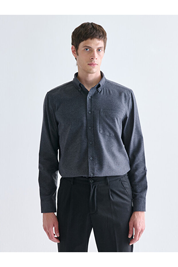 Esvab • Modern & Distinctive Standard Fit Long Sleeve Men's Lumberjack Shirt