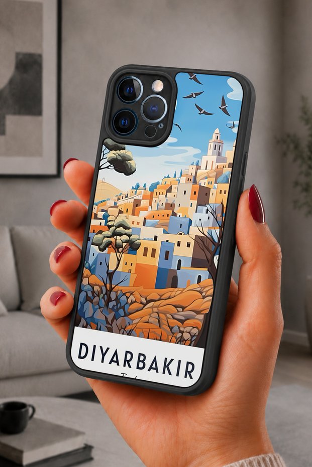 حافظة مقاومة للصدمات متوافقة مع هاتف iPhone 12 Pro Max مع حماية للكاميرا بنمط Amed