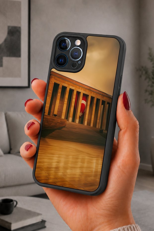 حافظة مقاومة للصدمات متوافقة مع هاتف iPhone 12 Pro Max مع حماية للكاميرا بنمط مميز