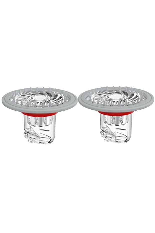2 PCS Odor Proof Floor Drain, Shower Floor Drain Backflow Preventer, Anti-Clogging Hair Catcher Sew