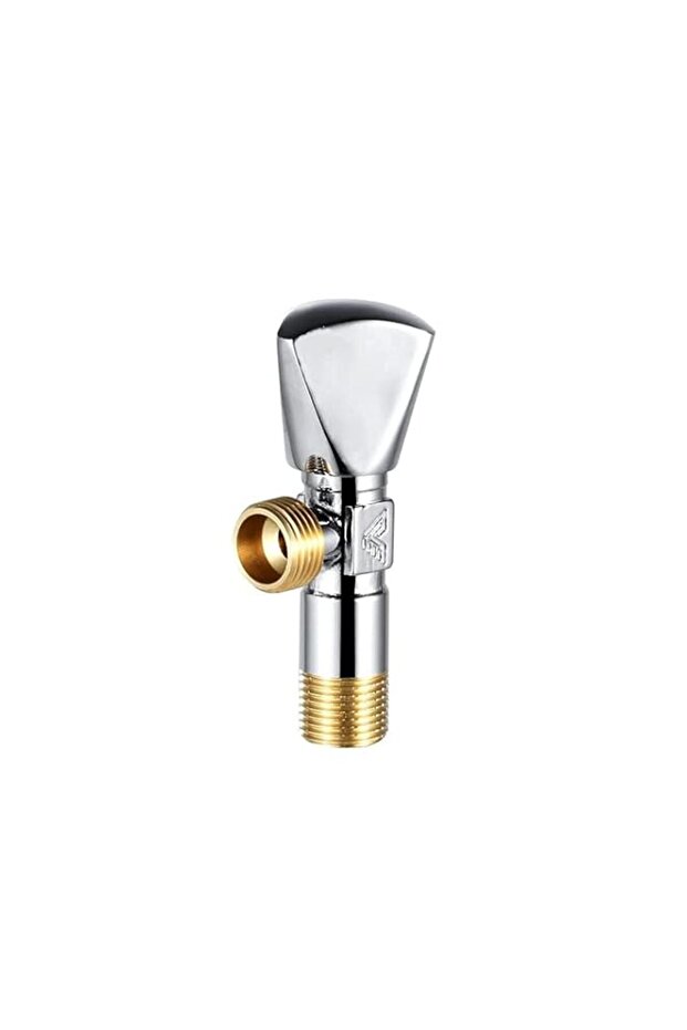 VALDENO™ Angle Valve 1/2" Hose Connector - Full Brass Body - WC and Hand Shattaf Connection - Smoot