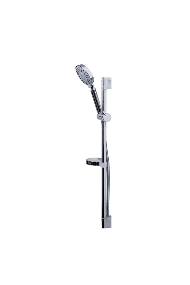 REEF Modern Shower Head System, Adjustable Slide Bar, Multi-Function Sprayer, Chrome Finish with Fl