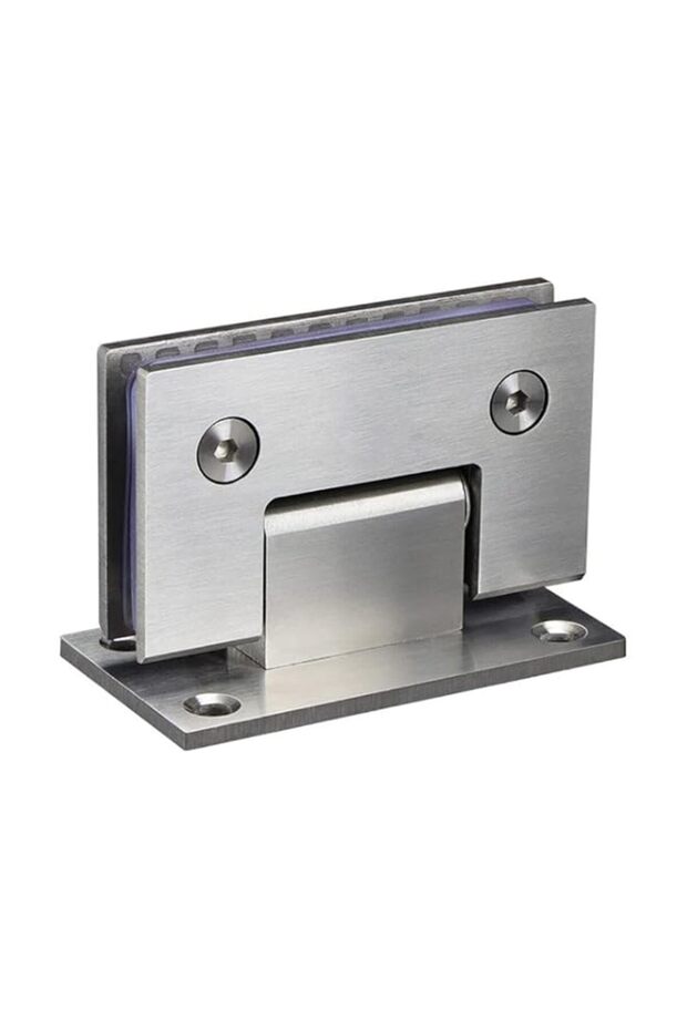 WANLIAN Heavy Duty 90 Degree Glass Door Cupboard Showcase Cabinet Clamp Shower Doors Hinge Replacem