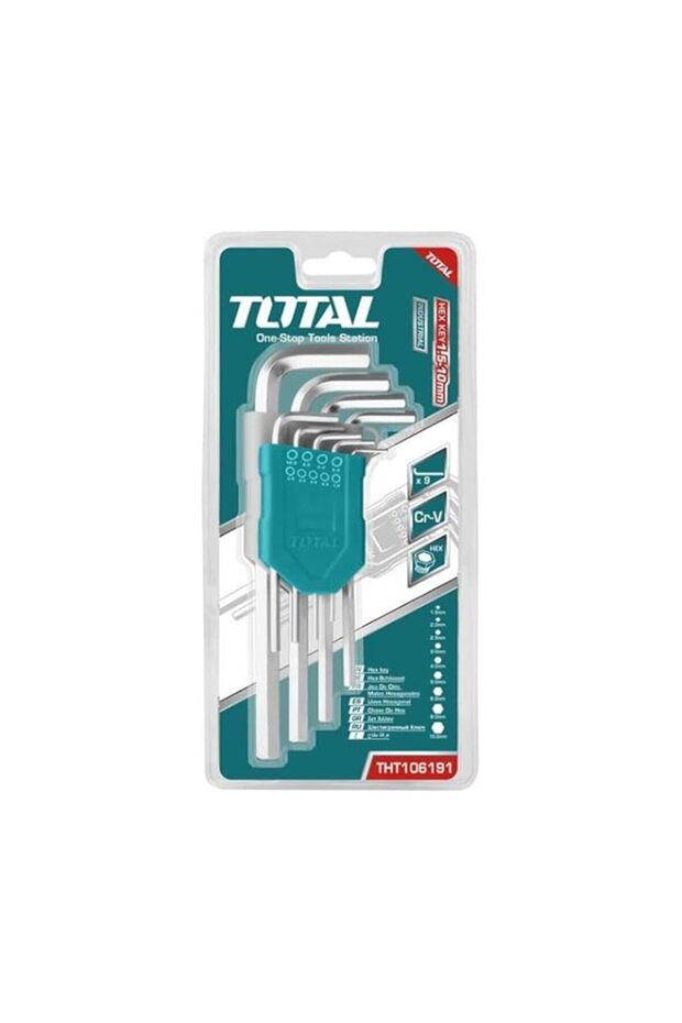 Total THT106191 Industrial Hex key set
