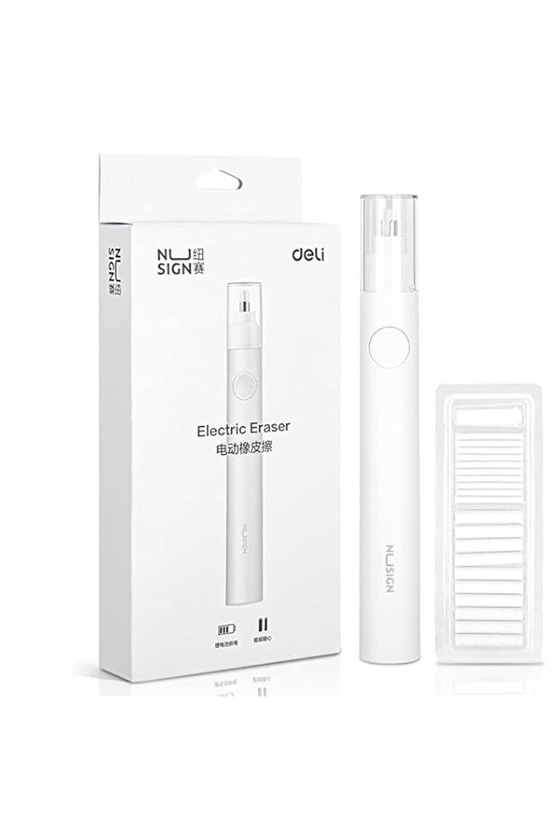 NuSign Ns152 Electric Eraser White 160 * 20 * 21Mm, Usb Charge