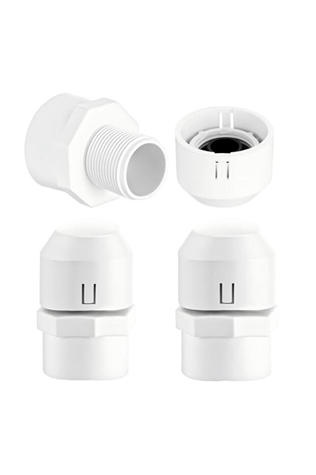 2 Pcs Automatic Air Release Valve for Drip Irrigation Systems 1-1/4 Inch PVC Slip Fit Vacuum Relief