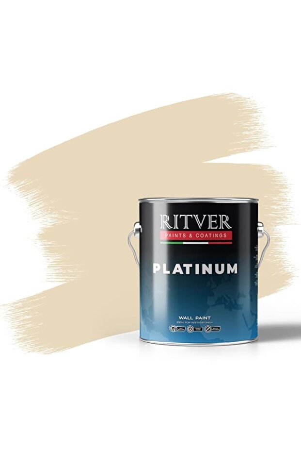 RITVER Premium water-based Wall Paint Emulsion odorless, drip and splash resistant, Indoor, high op