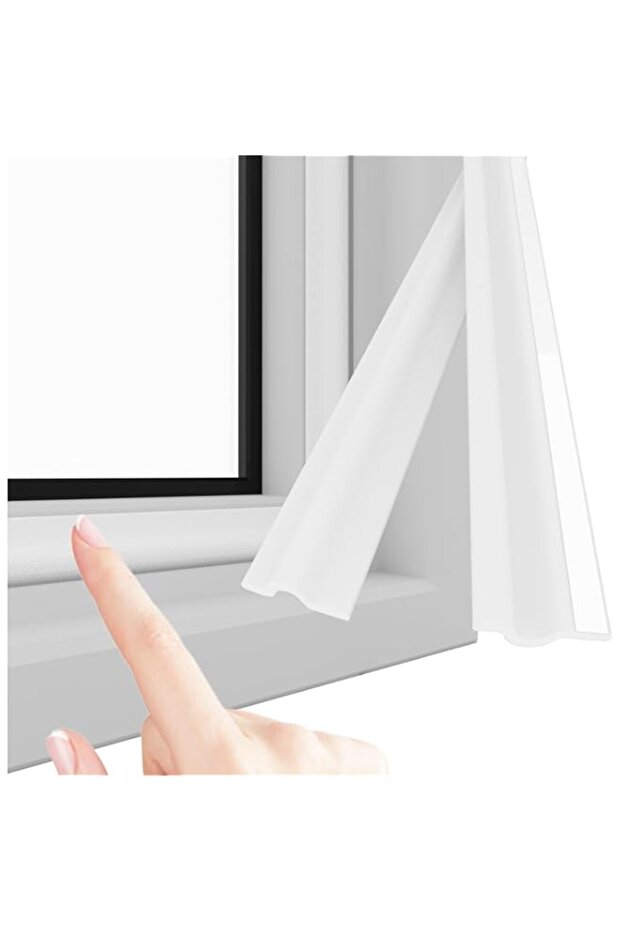 Window Draft Stopper Seal Strip, Self-Adhesive Foam Windows Weather Stripping, Window Insulation Se