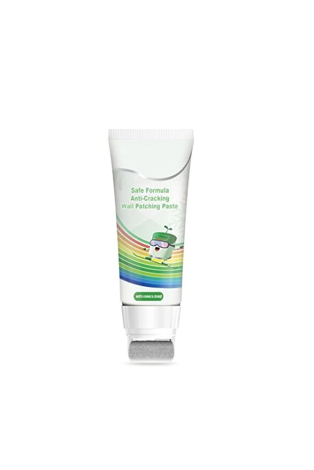 White Wall Repair Kit | Ready-to-Use Filler & Touch-Up Paint, Water-Based Low VOC with Roller - Cov