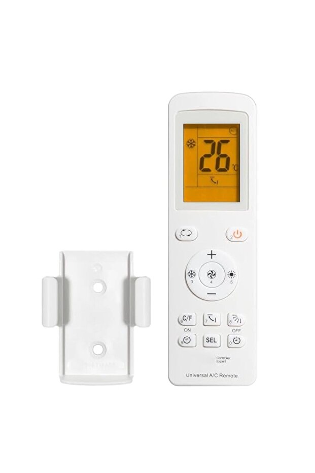 T Tersely LED Backlight Air Conditioner Control AC Replacement A/C Remote for Daikin, Hitachi, Mits