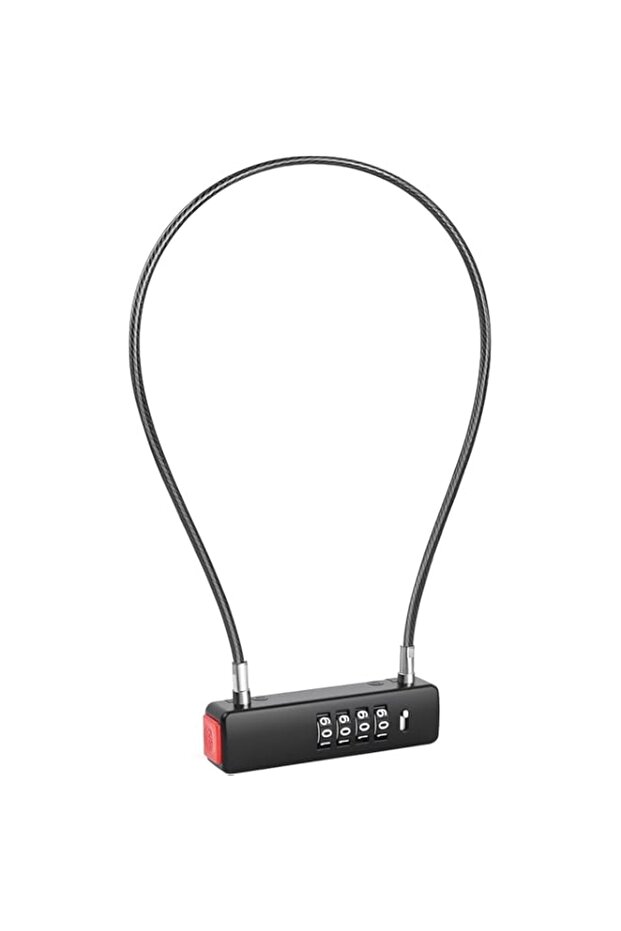 X spring Digit Combination Cable Lock, 23.6 Inch/60cm Heavy Duty Steel Resettable Password Wire, Wa