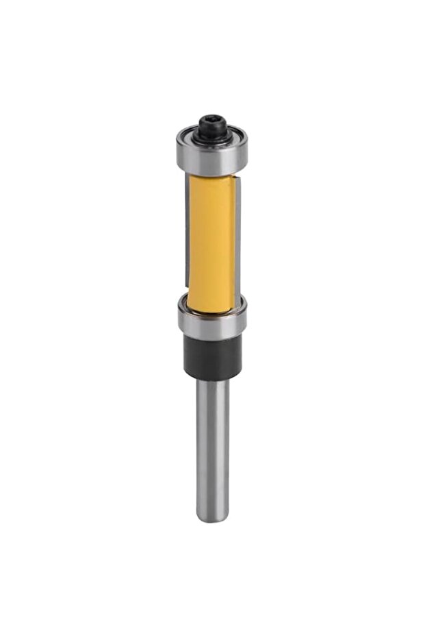 Eujgoov 1/4 Shank Top Bottom Router Bit Trend Flush Trim Router Bits 1/4 Shank with Top Bottom Bear