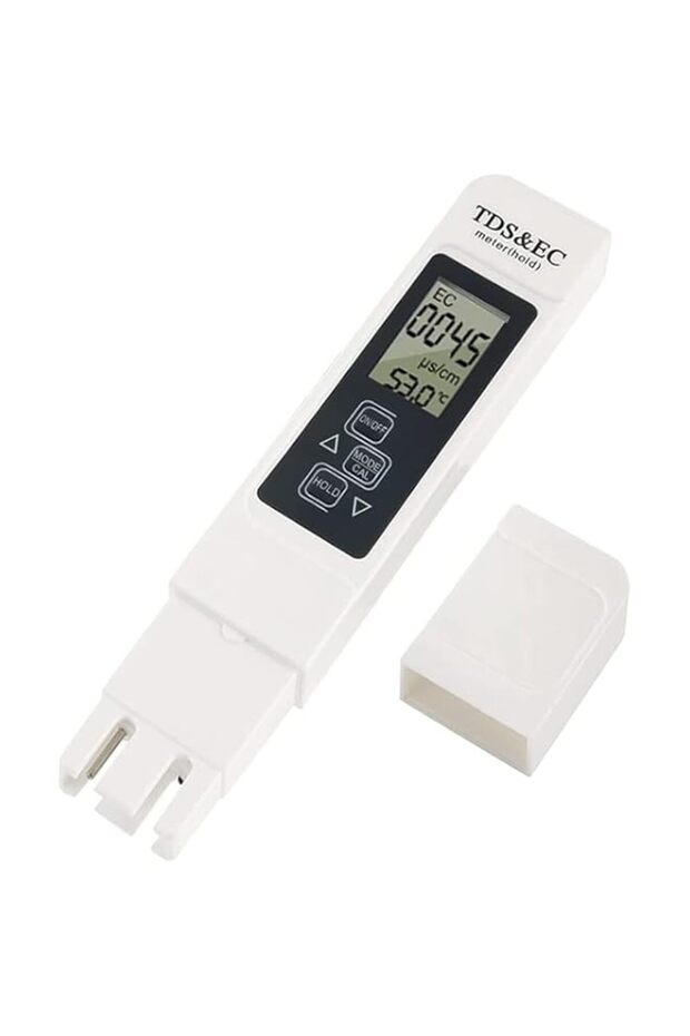 SKEIDO 3-in-1 Instant Read TDS Meter Measures TDS EC Temperature Digital Water Testing Kit for Tap/