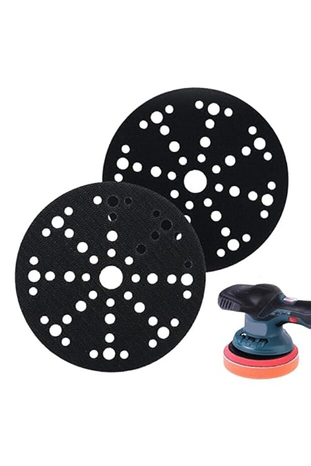 Sander Pad Savers, 49 Hole Hook & Loop Backing Pad Compatible with Festool ETS 150/ETS EC 150/LEX 1