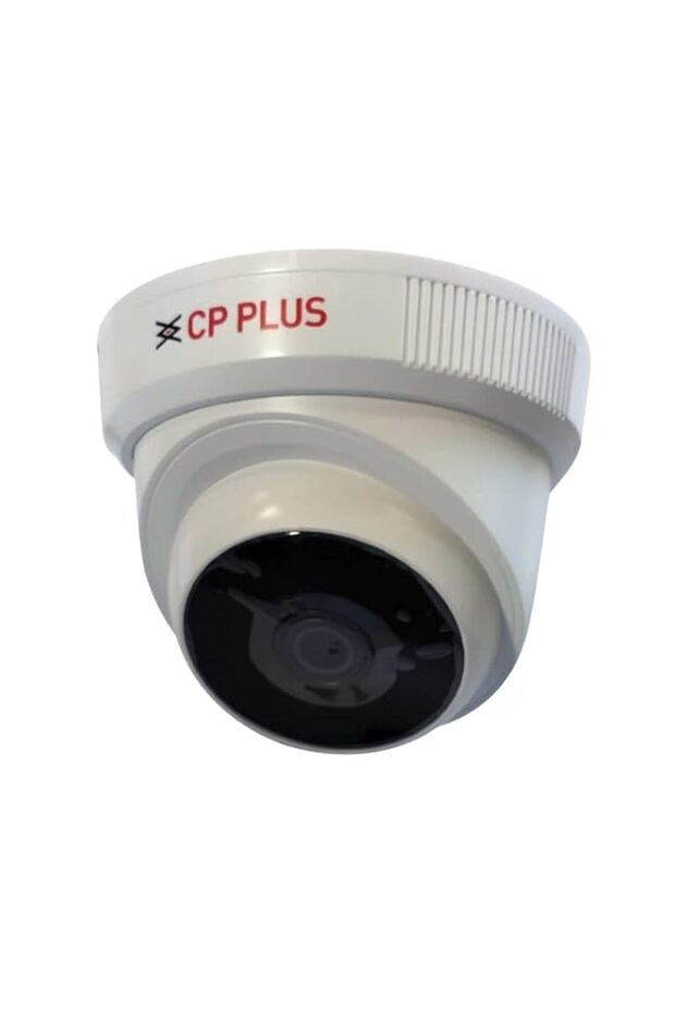 CP PLUS 2.4MP, 1080p IR Dome Wired Camera - 20Mtr White (Renewed)
