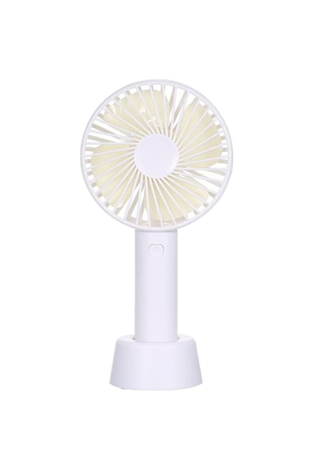 HALAMODO Portable Mini Handheld Fan with Stand Cradle USB Wind Blower 3 Speed Setting for Indoor an