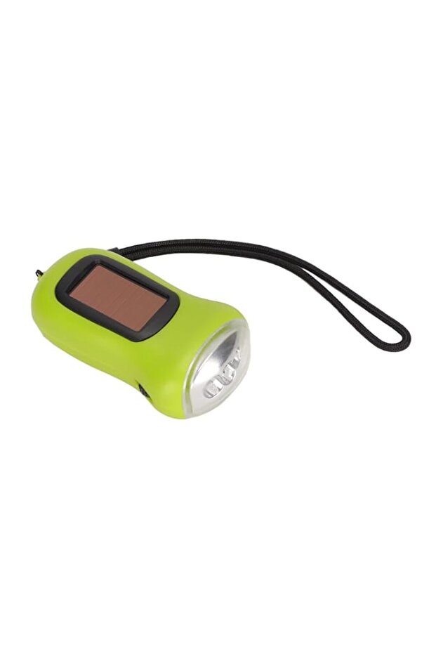 Solar Flashlight, LED Emergency Light with Hand Crank, 3.6V Rechargeable for Outdoor Camping Car Tr