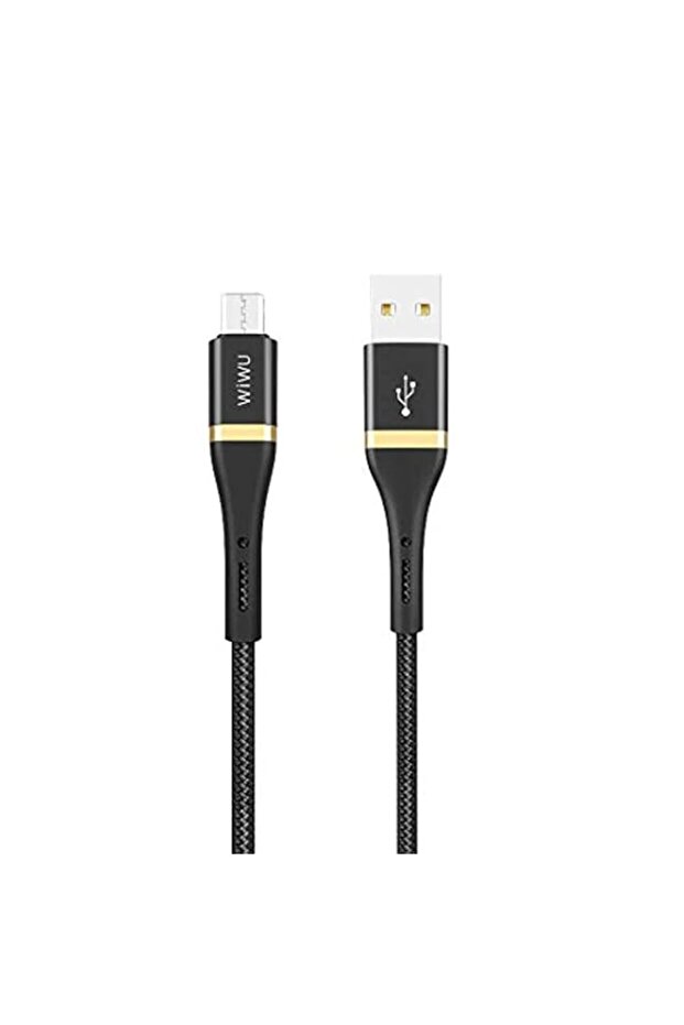 Wiwu Elite Data Cable Ed-102 2.4A Usb To Micro Usb, Black - 2M