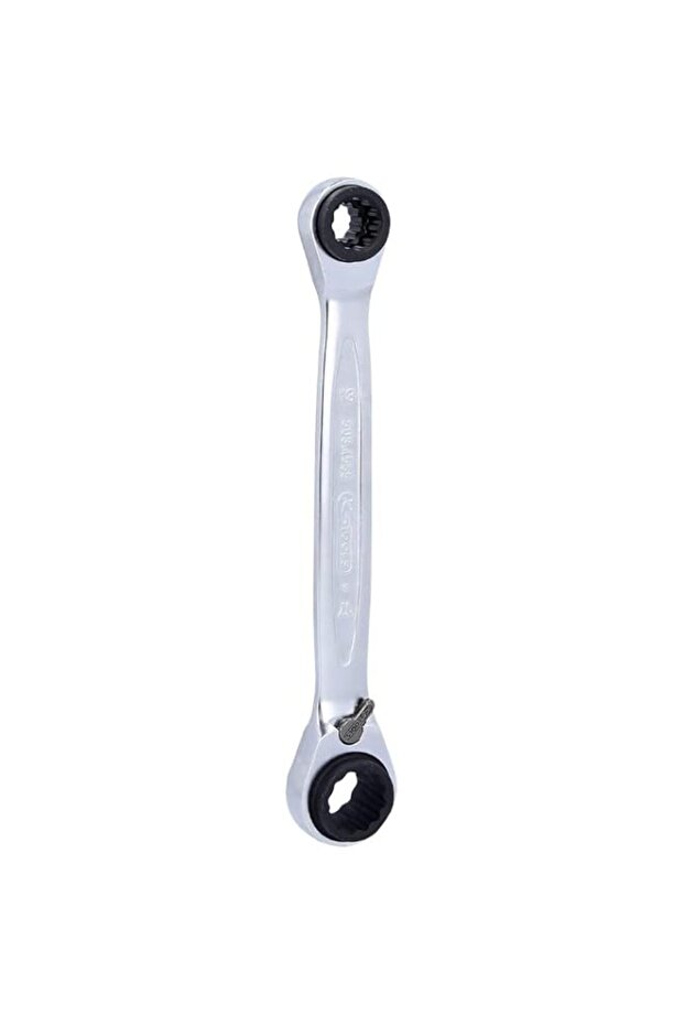KS Tools Double Ratchet Ring Spanner Gearplus Reversing 4in1 silver One Size 10x13/17x19mm 5034565