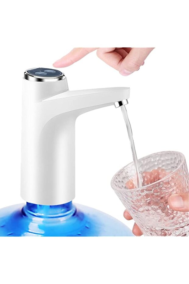 Smart Water Bottle Pump USB Charging Drinking Water Bottle Dispenser 600ml Volume Control Water Dis