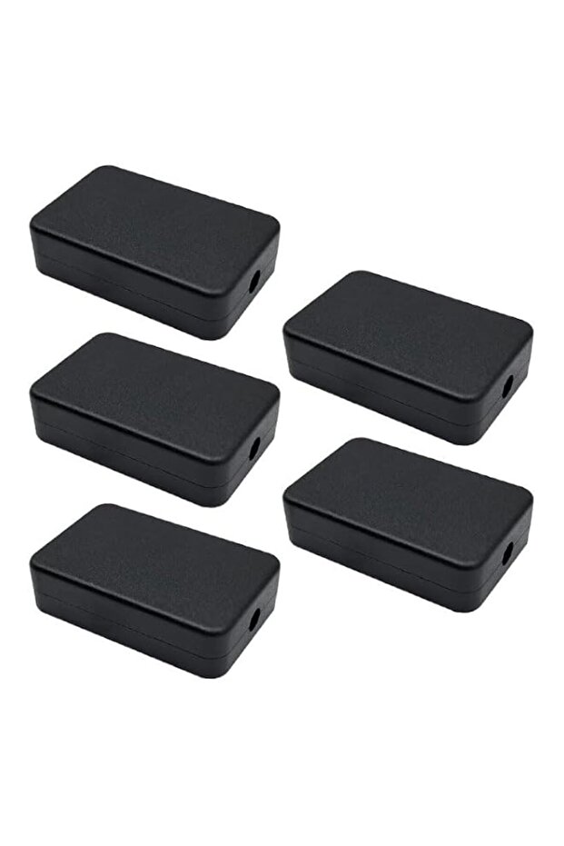 5Pcs Black Waterproof Junction Box, 40x21x11mm Plastic Electrical Box for Outdoor and Indoor Power