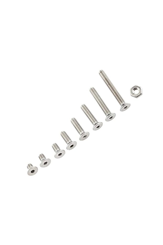 300Pcs Hexagonal Stainless Steel Screws Nut Assortment Kit 8 Sizes M2.5 Fastening Components for In