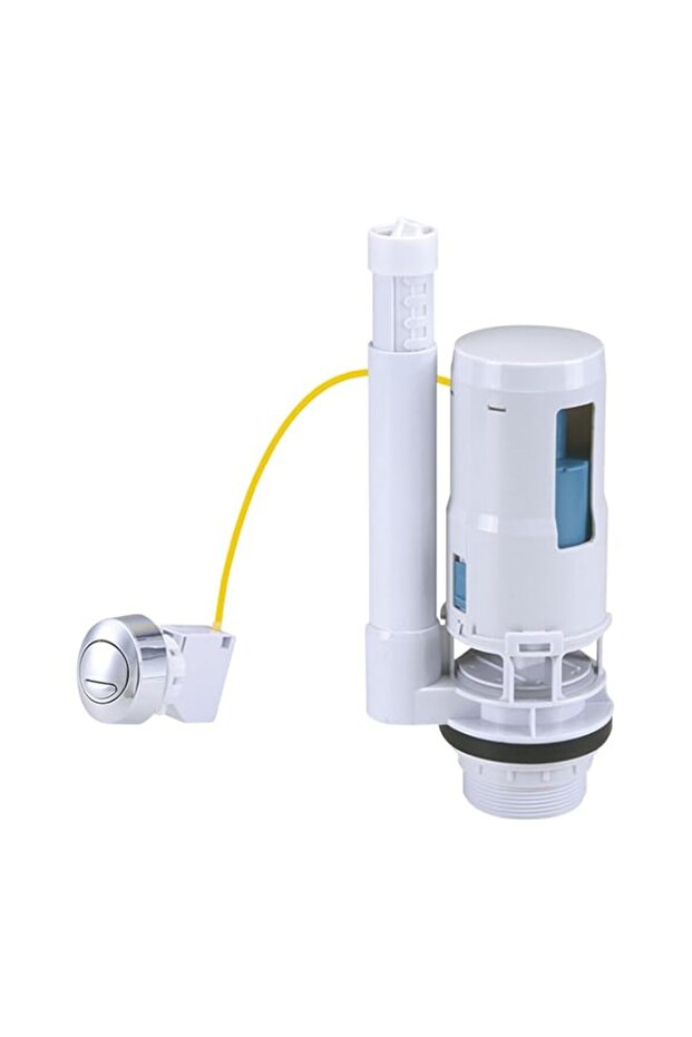 Dual Flush Toilet Cistern with Push Button Valve - ABS Water Saving Split Drain System, Easy Instal